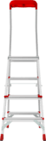 Anodised professional stepladder with 350×260 mm platform and tool tray NV3135A sku 3135104A