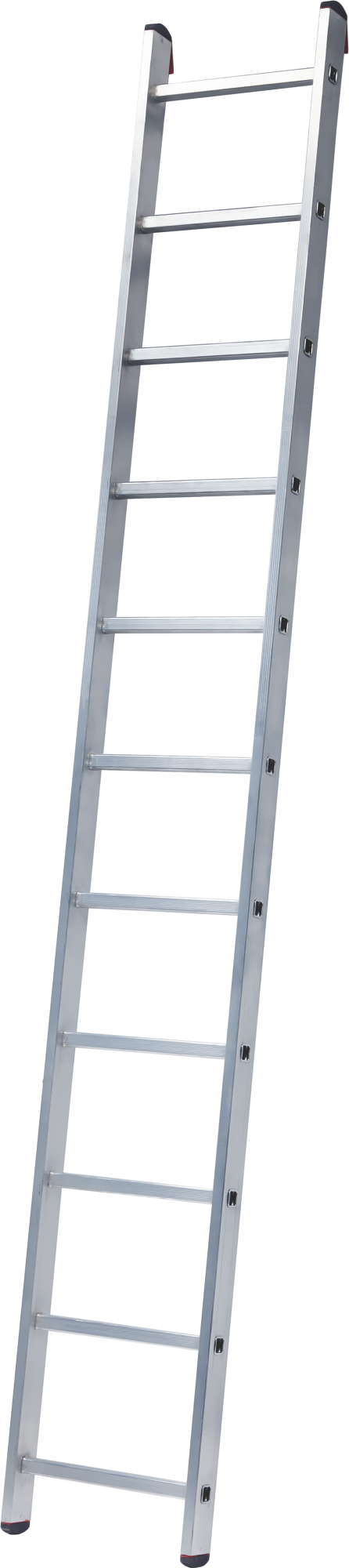 Aluminum single-section industrial leaning ladder NV5210