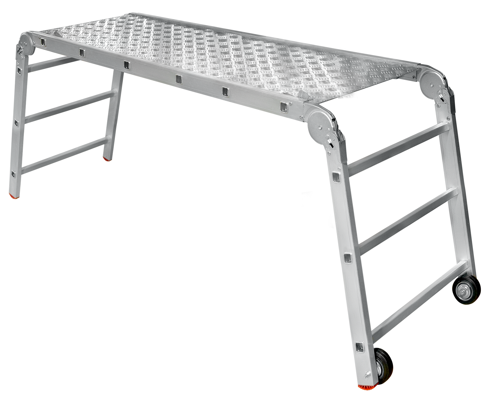 Professional 2.8 m working height scaffold with aluminum platform NV3341