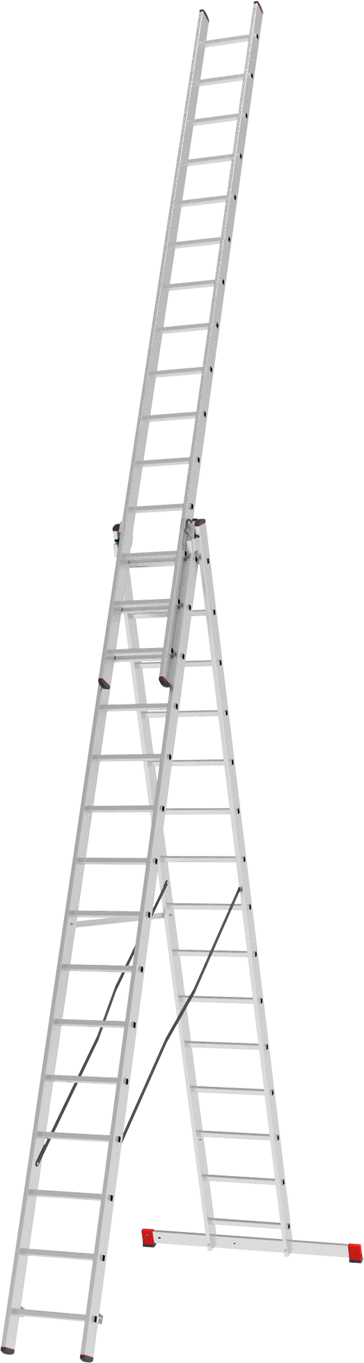 Three-section aluminum multipurpose ladder NV2230 sku 2230315