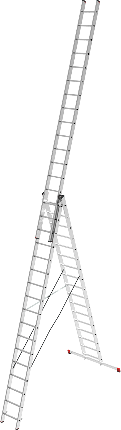 Three-section aluminum multipurpose ladder NV2230 sku 2230317