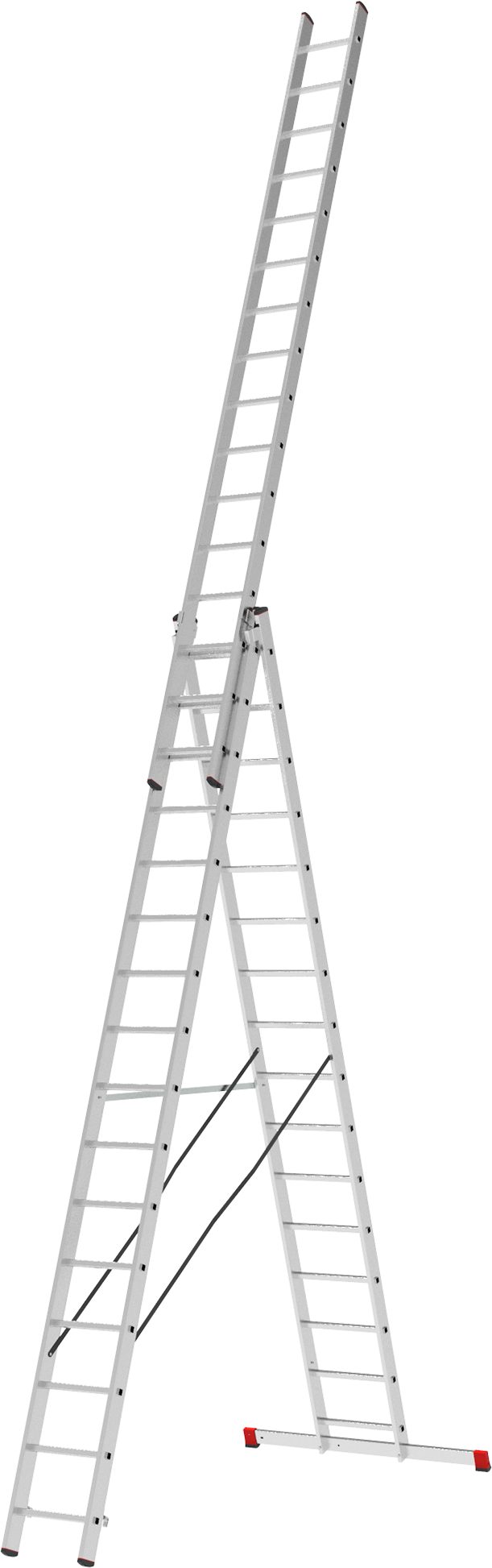 Three-section aluminum multipurpose ladder NV2230 sku 2230316