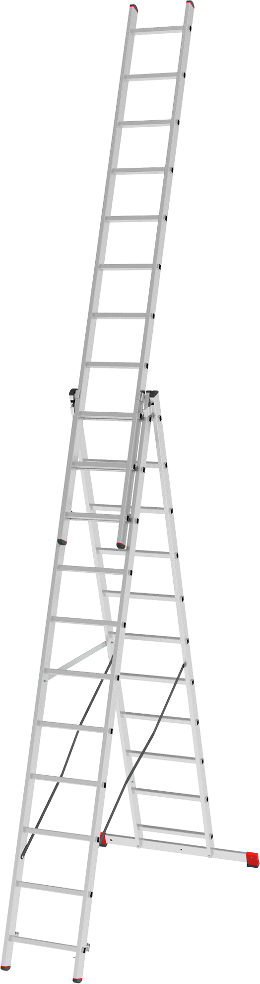 Three-section aluminum multipurpose ladder NV2230 sku 2230311